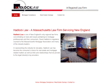 Tablet Screenshot of hadlocklaw.com